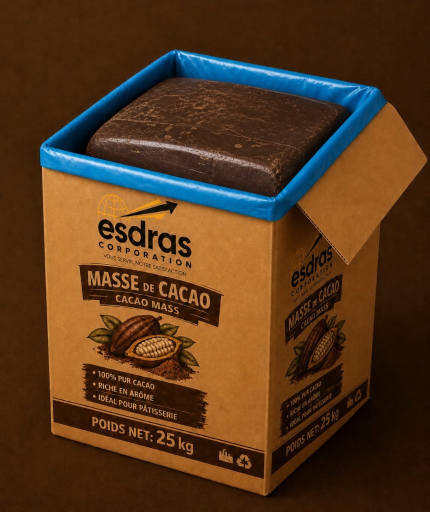 Masse de cacao Esdras — conditionnement 25 kg