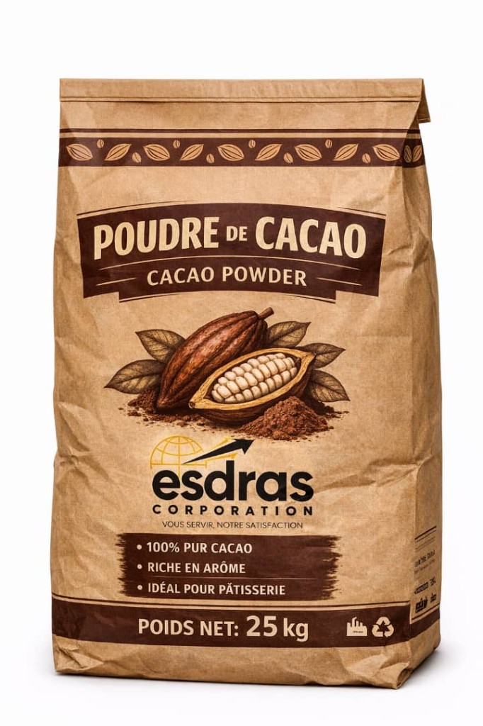 Poudre de cacao Esdras — conditionnement 25 kg